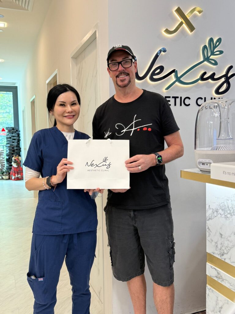 Dr Samantha with patient at Nexus Aesthetic